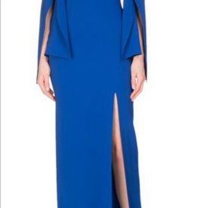 ROLAND MOURET CHEVELEY COLD OFF SHOULDER GOWN